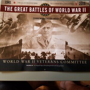 The Great Battles of WWII Veteran calendar 2016